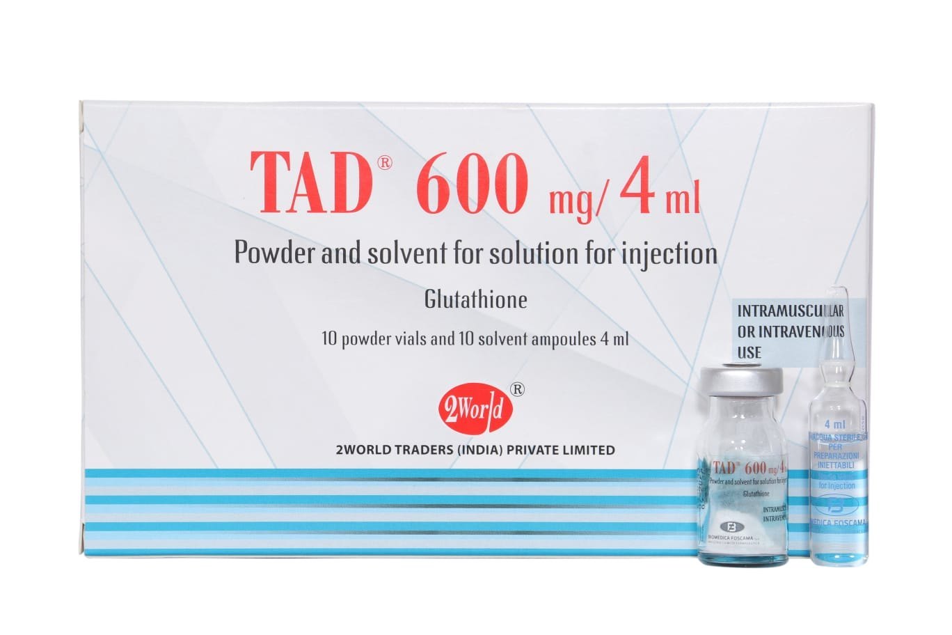 TAD GLUTHIONE 600MG/4ML