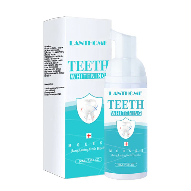 LANTHOME TEETH WHITENING MOUSSE